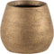 J-Line bloempot Oneffen Ruw - keramiek - goud - small - 2 stuks - Ø 16 cm
