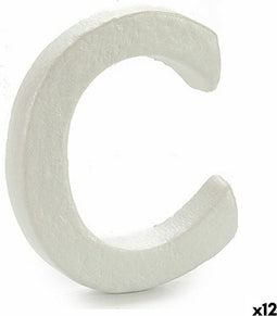 Pincello Brief C Wit Polyestyreen 1 X 15 X 13,5 Cm (12 Stuks)
