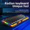 ZIYOULANG K2 - Mechanisch gaming toetsenbord - RGB LED - Zwart