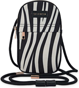 Telefoontasje Dames Crossbody - Selencia 100% Gerecycled telefoontasje design - Universeel Schoudertasje telefoon - Meerkleurig