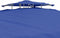 vidaXL - Prieel - met - dubbel - dak - 3x3x2,68 - m - stof - blauw