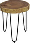 Bijzettafel Live Edge - medium - acacia/ijzer