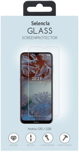 Selencia - Gehard Glas Screenprotector - 9H krasbestendig - voor Nokia G10 G11 G20 G21 G22