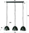 AnLi Style Hanglamp 3L Ø30 mirror