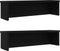 vidaXL - Keukenrekken - stapelbaar - 2 - st - 50x15x16 - cm - zwart