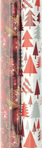 Benza Kerstmis cadeaupapier - assortiment inpakpapier - 6 meter x 70 cm - multikleur