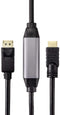 Renkforce RF-4581872 - DisplayPort naar HDMI Adapterkabel - 15 m - Zwart