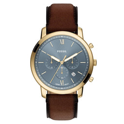 FOSSIL FS6162 - Polshorloge - Quartz - 44 mm - Bruin
