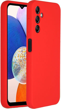 Accezz Liquid Silicone Backcover Samsung Galaxy A14 (5G) - Schokabsorberend - Rood