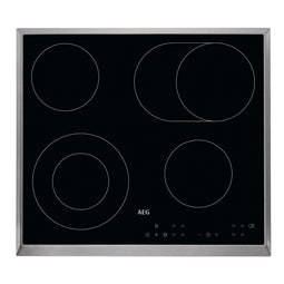 AEG HK634060XB - Glaskeramische kookplaat - 4 kookzones - RVS-kader