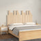 vidaXL - Hoofdbord - wandmontage - 127,5x3x80 - cm - massief - grenenhout