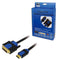 LogiLink CHB3102 - HDMI naar DVI-D Kabel - 2 m - Blauw Zwart