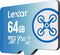 Lexar FLY microSDXC UHS-I card 64 GB Klasse 10