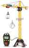 Dickie Toys - Giant Constructie Kraan 120 cm - Afstandsbediening 350° draaiend - Geel zwart