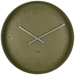 Karlsson Mr. Green - Wandklok - Ø51cm - Groen