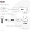 Club 3D CAC-1720 - VGA en USB Type-A naar HDMI Adapter - 0.6m - Zwart