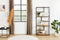 LIFA LIVING Open Wandkast - Opbergkast - Boekenkast - Industrieel - Zwart - Hout & Metaal - 82 x 34