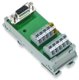 Wago 289-575 - Interface module - Sub-min-D-male connector - Montagesokkel voor TS 35