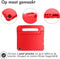 iMoshion Samsung Galaxy Tab A7 Lite - Kidsproof Backcover met handvat - Rood
