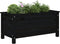 vidaXL - Plantenbak - 82,5x40x39 - cm - massief - grenenhout - zwart