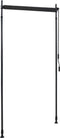 vidaXL - Rolgordijn - voor - buiten - 100x270 - cm - antraciet