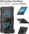 imoshion Tablet Hoes Geschikt voor Lenovo Tab M10 HD (2nd gen) - imoshion Tablet Cover met schouderstrap - Zwart /Zwart