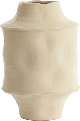 Light&living Vaas deco Ø25x38 cm CORSICO keramiek mat crème