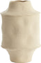 Light&living Vaas deco Ø25x38 cm CORSICO keramiek mat crème