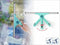 Leifheit Pro Reach XL - Raamtrekker 2in1 - 40 cm wisbreedte - Zilverkleurig Turquoise