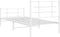vidaXL-Bedframe-met-hoofd--en-voeteneinde-metaal-wit-90x200-cm