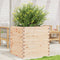 vidaXL - Plantenbak - 70x70x68,5 - cm - massief - grenenhout