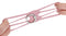 Mobiparts Universal Phonestrap - Telefoonhanger - Inclusief standfunctie en selfie ring - Roze