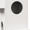 vidaXL - Kattenhuis - 43x43x90 - cm - massief - grenenhout