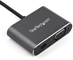 USB C to VGA/MiniDisplayPort Adapter Startech CDP2MDPVGA Grey