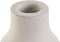 Vaas Home ESPRIT Wit Mangohout Modern Gezicht 15 x 15 x 30 cm