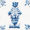 Thea Gouverneur - Borduurpakket met telpatroon - 483A - Voorgesorteerde DMC Garens - Delfts Blauwe Tegels - Aida - 28 cm x 28 cm - DIY Kit