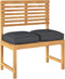 vidaXL - Ligbedkussens - voor - Zit - 2 - stuks - Zwart - 40x40x8 - cm - Oxford - Stof