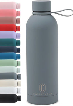 Castagnola Waterfles - RVS Drinkfles 500 ML - Stalen Thermosfles - Drinkflessen voor Volwassenen - D
