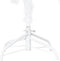 vidaXL - Kunstkerstboom - met - verlichting - en - kerstballen - 120 - cm - PVC - wit