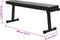 vidaXL - Opvouwbare - Halterbank - 100 - kg - Zwart - 107x27x41 - cm - Staal
