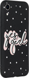 Hoesje Siliconen Geschikt voor iPhone Xr - Design Backcover Color - Meerkleurig / Yes Girl