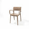 Wing Stapelstoel met armleuning zand beige - SET VAN 4