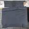 vidaXL - Dekbedovertrekset - lichtgewicht - 155x220 - cm - microvezel - taupe