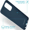 iMoshion Hoesje Geschikt voor Oppo A94 (5G) Hoesje Siliconen - iMoshion Color Backcover - Donkerblauw