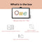 One 14 - Grafische tablet - 2540 lpi 309 x 174 mm - Zwart/Wit