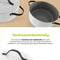BE Living Essential Braadpan - Ø 24 cm - Keramisch - PFAS vrij - Inductie - Wit