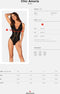 Obsessive - Chic Amoria Teddy - Zwart - Maat M/L | Sexy Lingerie | Erotische Body