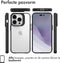 iMoshion Hoesje Geschikt voor iPhone 14 Pro Max Hoesje - iMoshion Rugged Hybrid Case - Zwart / Transparant