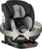 tectake® Linus - Draaibare Autostoel - i-Size / Isofix - 360° draaifunctie - Grijs