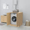 vidaXL - Wasmachinekast - 71x71,5x91,5 - cm - sonoma - eikenkleurig